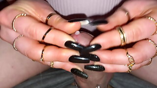Long Nails Femdom Handjob