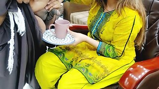 Desi Office Madam Drinking Sperm With Coffee Of Office Boy With Hindi Audio