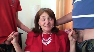Granny And Young Boy
