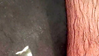 Bathing and masturbating new cock 
