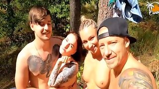 Owiaks Double, Sexe À 4 Amateur, Foursome Double Penetration, Foursome Dp
