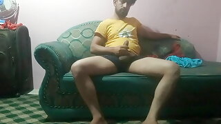 Indian boy masturbating