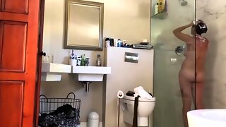 Hidden Cam Shower Hairy