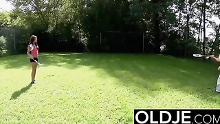 Grandpa And Beauty Anal