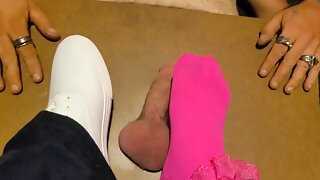 Nylon Feet Close Up