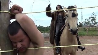 Femdom Humiliation Outdoor