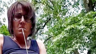 Outdoor Pee Masturbation Squirt
