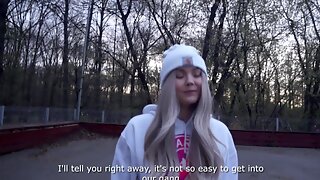 Handjob Russian Blonde