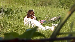 Fingering On The Beach