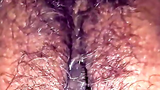 Hairy juicy bhabhi ki chut massage after creampie 