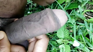 Desi boy handjob outdoor video 