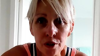 Blonde Mature Solo