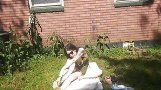 Hidden Sunbathing, Bikini Sunbathing, Beach