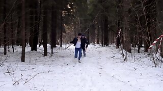 Barefoot Snow, Bondage Captured, Captured I, Forest