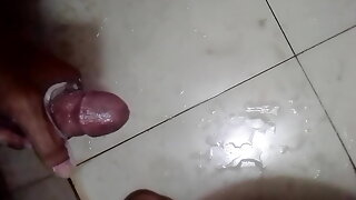 Handjob in bathroom Thinks of a friend's mother handjob blowjob pussy sex nice voice