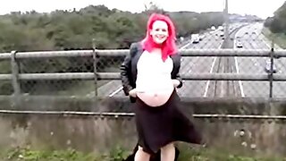 Hairy Mature Pregnant