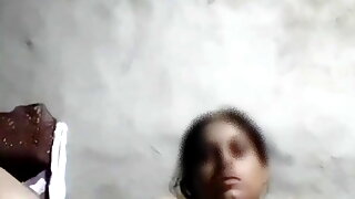 Desi teen girl enjoying her boobs to the fullest