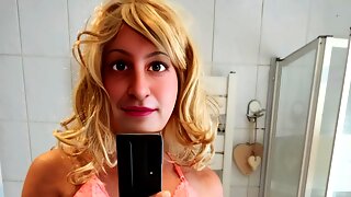 Crossdresser Solo Cum