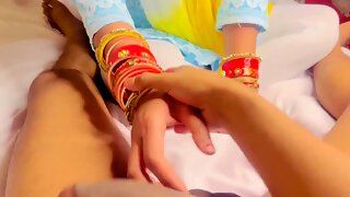 Indian adopted sister touches my cock and sucks for the first time POV video