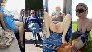 Masturbation Lieu Public, Orgasm Jambe Croise