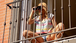 Spy Lesbian, Lesben Nachbarin, Spionieren Lesbisch, Nachbarin Voyeur