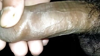 Broken Condom Cumshot and Pissed after Cum