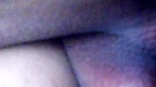 Mid night fuck with my bbc bull until getting creampied after he came while cuckold works night shift