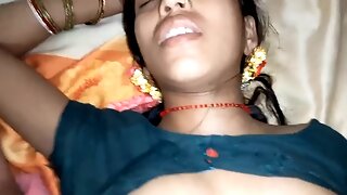 Cute indian romantic couples sex after hanimoon 