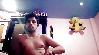 Indian boy masturbating hard