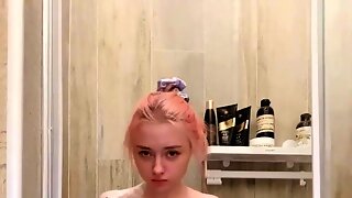 Cute Webcam, Amateur Cute Solo, Softcore Solo, Shower Masturbation