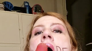 Sloppy Tranny Blowjob