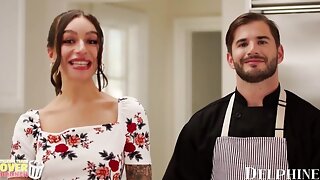 Delphine Films, April Olsen Bisexual, Rough Bisexual, Bisexual Threesome, Nathan Bronson