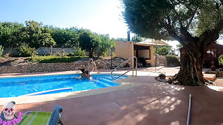 Amateur Mature Piscine