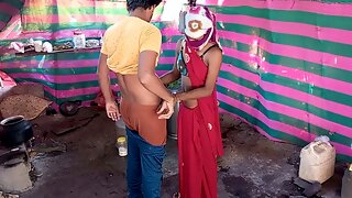 Indian Shemale -  When Pooja was drinking water after going to the poor cooking place, he caught hold of her and fucked her ass.