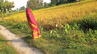 Desi paddy harvesting, new daughter-in-law's father-in-law fucked. Hindi conversation. HQ XDES