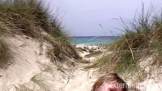 Deutsche Einsam, Masturbation Am Strand