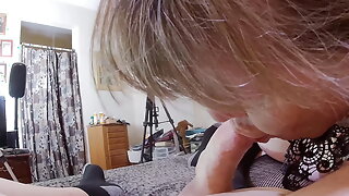 Pov Granny Blowjob