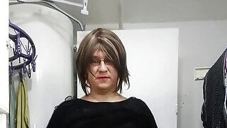 Crossdresser Dildo Solo