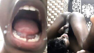 Hot teen 18 Cummings his semen into his own mouth