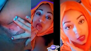  Saturno Squirt the sexiest Latin babe, she is now an Arab fortune teller who guesses your desires and uses her vagina to seduce