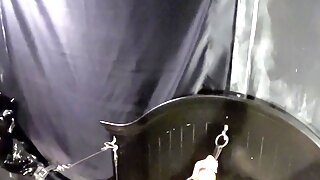 Sborrate In Faccia, Pelle, Bionda, Bondage, Sadomaso