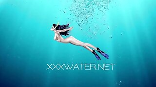 Lesbian Teen Watersport