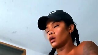 Ebony Big Cock Solo