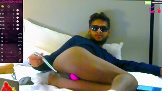 Indian Webcammer Unexplored Aarav Live Ass Fucked With A Metal Rod While Lush Is Still Inside Ass