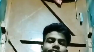 Handsome Desi hot young Indian boy masturbation 