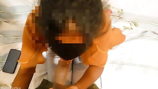 Sri Lankan Girl Blowjob - Cumshot In Mouth 