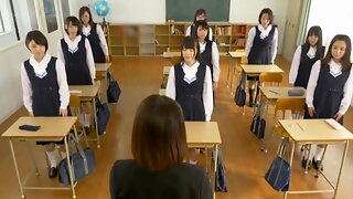 Japanese Schoolgirl Group Sex