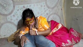 Indian Husband Wife Enjoy Time