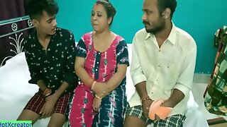 Aunty Shared! Hindi Latest Xxx Threesome Sex - Teaser Video