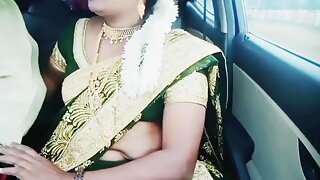 Indian angry man beautiful housewife car romance, telugu dirty talks, తెలుగు కార్ సరసాలు